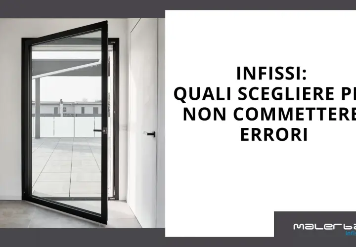 Infissi taglio termico: guida alla scelta per evitare errori. Porta aperta su un terrazzo moderno.
