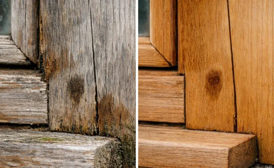 Come pulire infissi in legno senza rovinare la finitura?