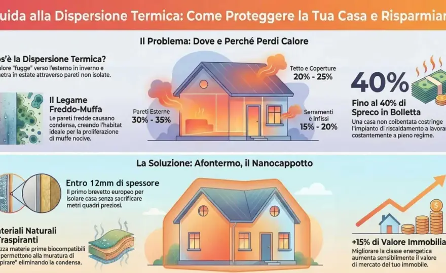 Casa fredda? Dove si disperde il calore e come rimediare