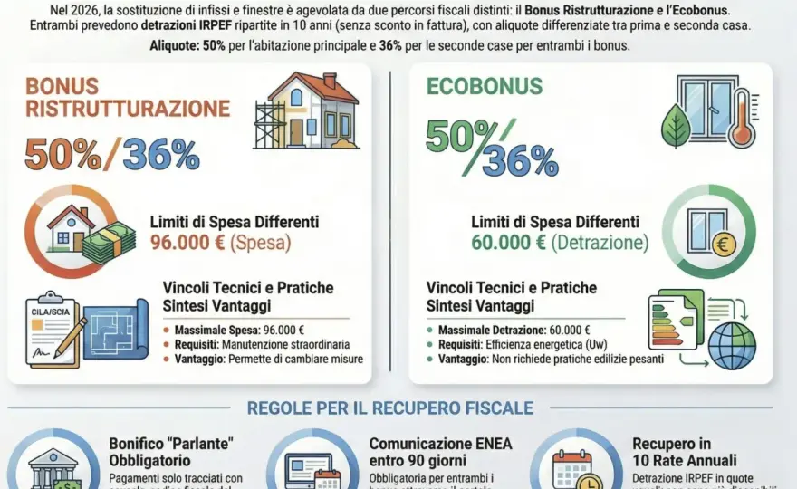 Serramenti e bonus energetici - guida a permessi e detrazioni