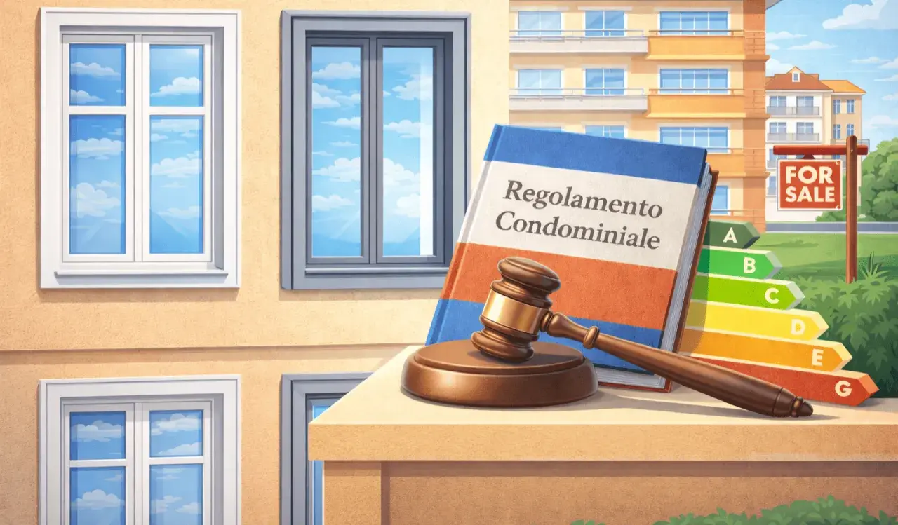 Regolamento condominiale, martelletto e certificazione energetica: tutto pronto per la cessione del credito infissi.